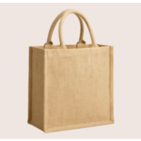Sustainable Jute Tote Bag – Biodegradable, Durable Shopping and Grocery Bag with Strong Handles, Custom Embroidery and Printing Options, Perfect for Eco-Conscious Consumers